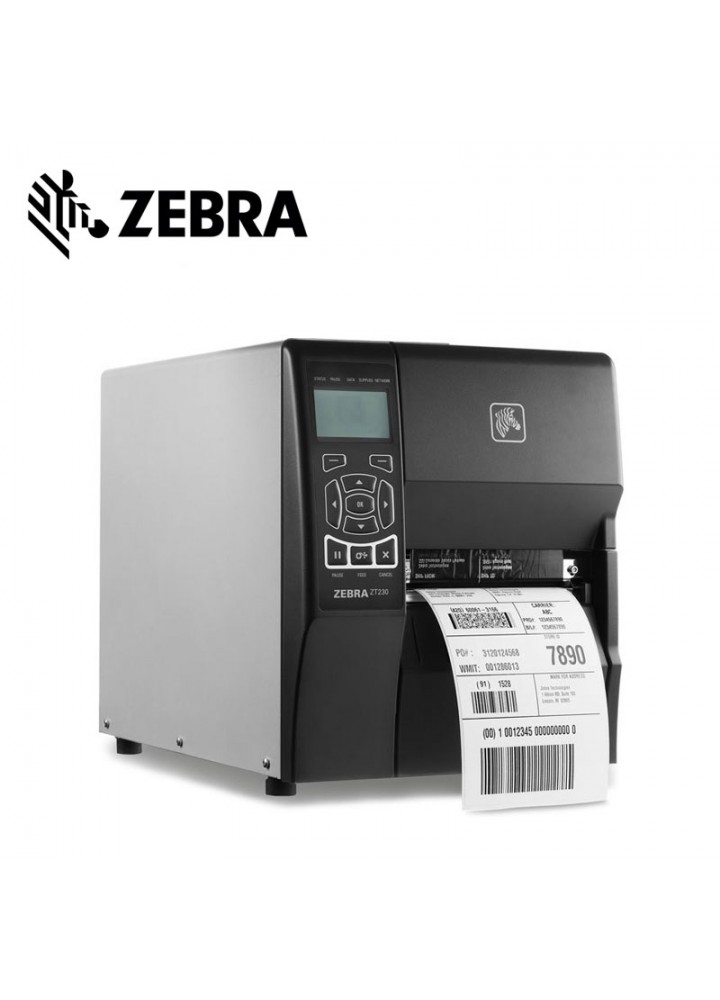 Zebra ZT230 Θερμικός Εκτυπωτής Ετικετών (203 DPI, USB, Serial, Ethernet)
