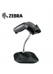 Zebra LS1203 Barcode Scanner, USB, Μαύρο με Βάση