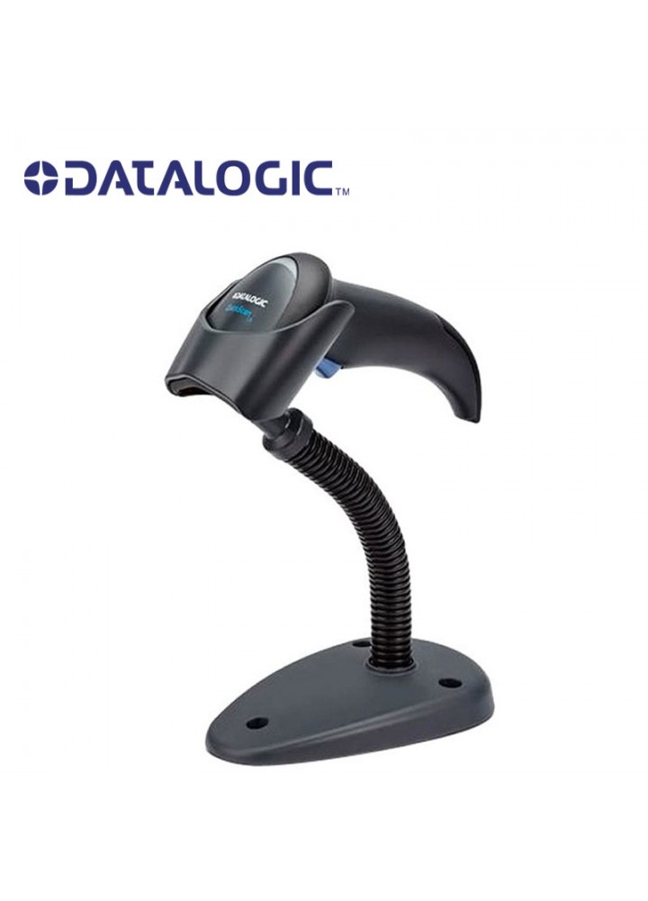 Datalogic QuickScan Lite QW2120 Barcode Scanner, USB, Μαύρο με Βάση